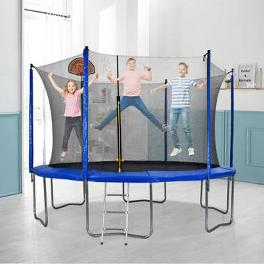 Ktaxon mini 55 inches trampoline online my first kids round trampoline workout